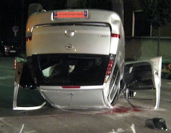 incidente opel meriva